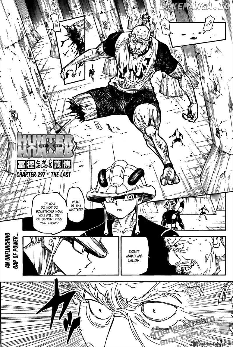 Hunter x Hunter, Chapter 297 image 01